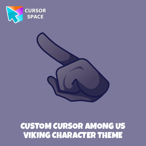 Custom Cursor Among Us Viking Character Theme